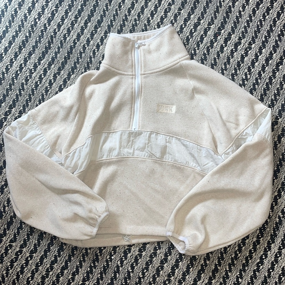 Pink quarter zip up jacket